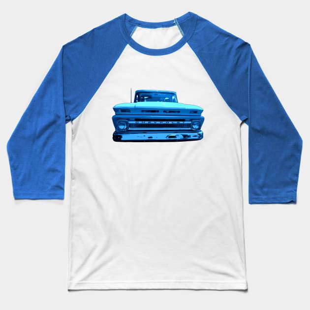 Slammed C10 Front End Baseball T-Shirt by JonnyFivePhoto